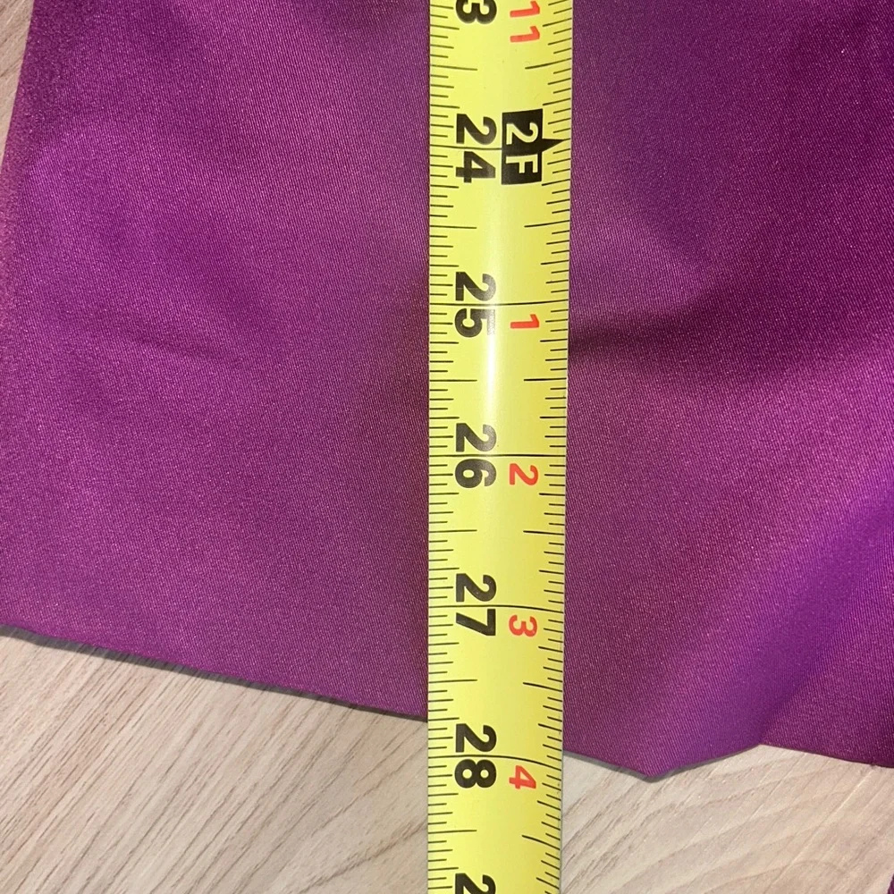 Sandro Studio Women's Belted Short Trench Coat Jacket LG Peter Pan Collar Purple - Picture 13 of 14